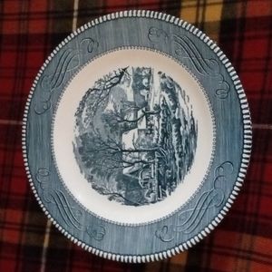 Currier and Ives Dinner Plates